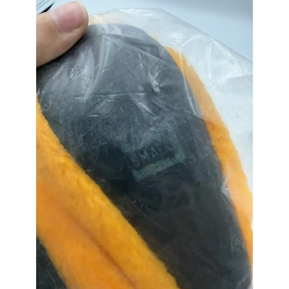 Vintage 1978 Garfield Plush Slippers Plastic Face Toddler Size Small 6